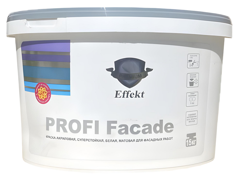 Краска фасадная PROFI Facade PLUS серии "EFFEKT"