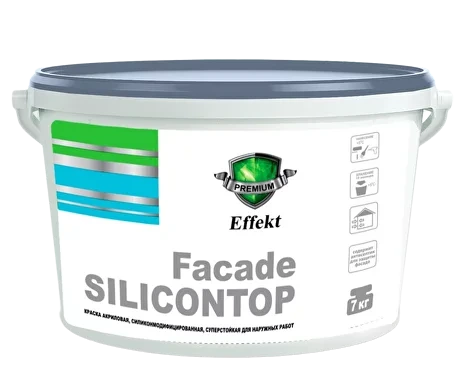 Краска «Facade Silikontop» Фасадная силиконмодифицированная серии "EFFEKT" Краска «Facade Silikontop» Фасадная силиконмодифицированная серии "EFFEKT"