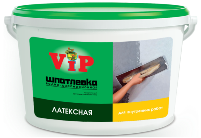 Шпатлевка латексная для внутренних работ серии "VIP"
